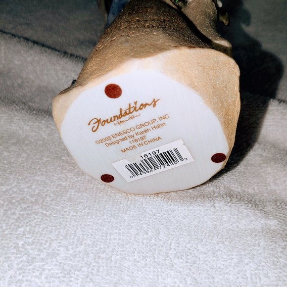 FOUNDATIONS By Karen Hahn Porcelain Angel Figurine  9" Tall - Picture 4 of 5